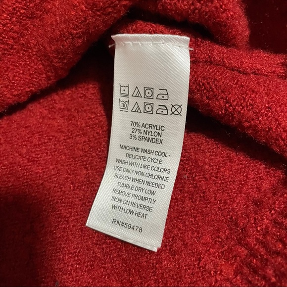 Tahari Girls Pearl and Rhinestone Love Sweater - Picture 6 of 7